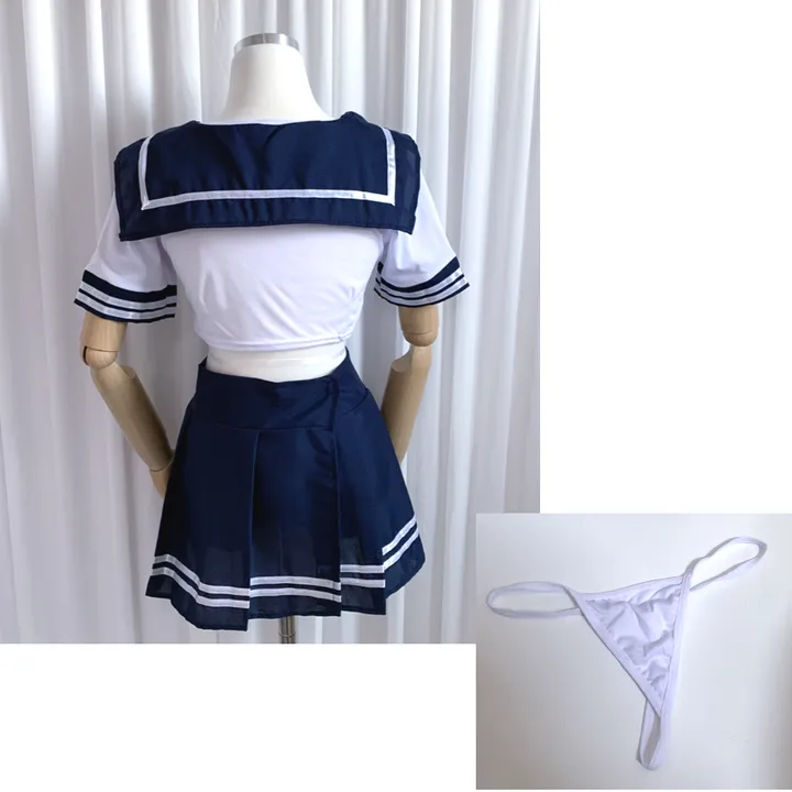 [📦당일출고/💝남친이벤트]세라복 섹시 교복코스프레 남친이벤트 코스튬 할로윈 이벤트 투피스 상세 이미지 16
