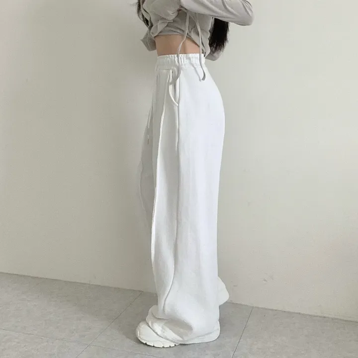 [꾸안꾸필수/넉넉핏] 타르트 데끼 두줄 통 와이드 팬츠 상세 이미지 24