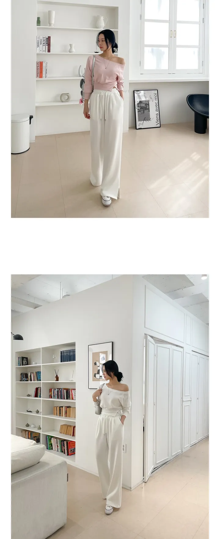 [숏/롱 ❣️원단미침❣️] 쿠디보 와이드 팬츠 상세 이미지 39