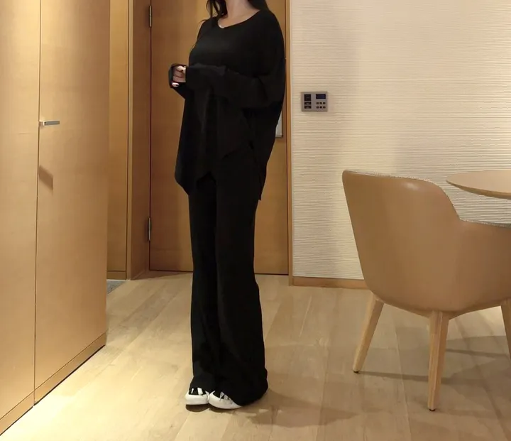 [Made /단품구매가능 /세트3000원할인] 촉촉 촤르르 연유 라떼 트레이닝 세트 여리핏 꾸안꾸 퀄보장 데일리set 핏보장 봄 신상 상세 이미지 229