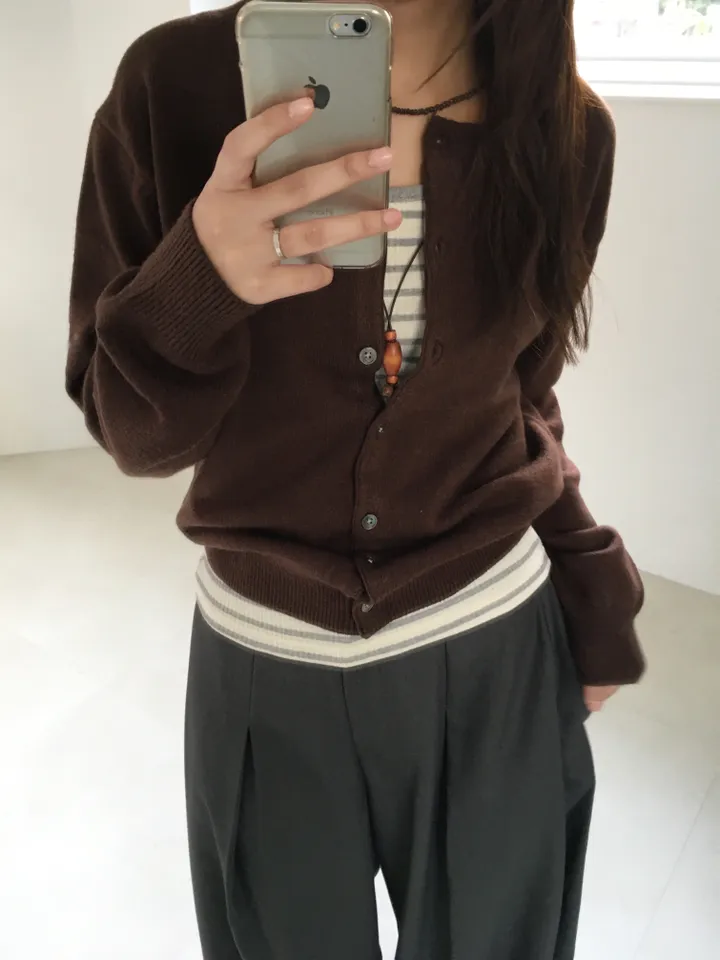 너드 소프트 가디건 (5color) 상세 이미지 4