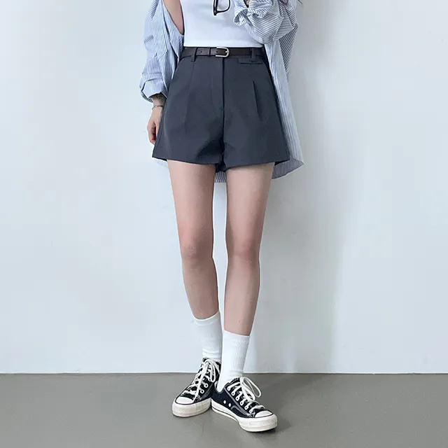 [S,M,L/벨트SET!] *봄신상 핏정석 데일리 숏팬츠 슬랙스 3color 상세 이미지 28
