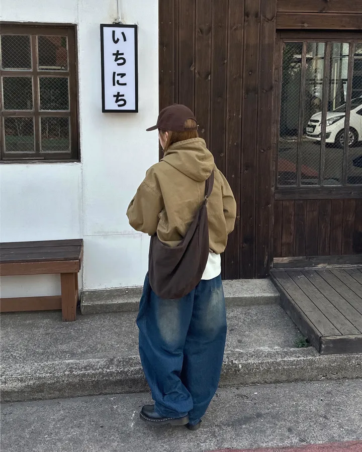 (UNISEX) 빈티지 워크 후드 자켓 상세 이미지 21
