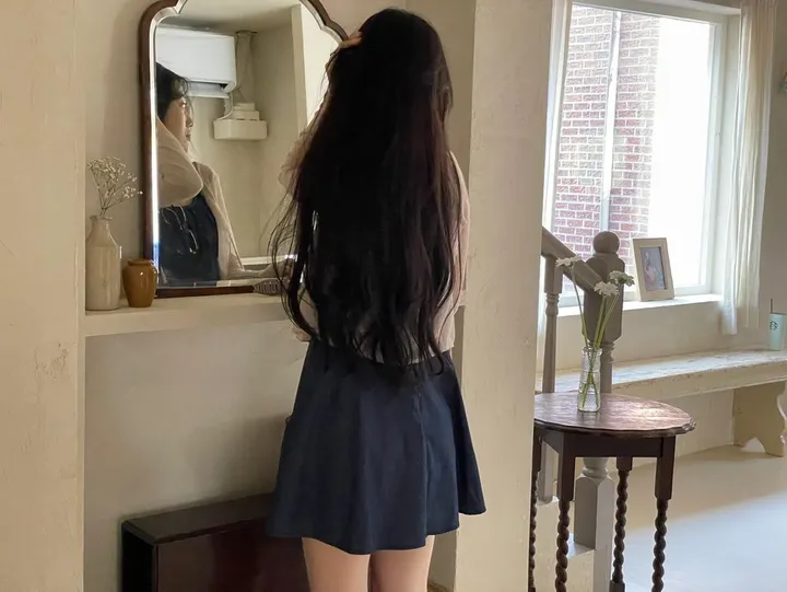 6color 루니 여리핏 리본 시스루 롱슬리브 가디건 상세 이미지 70
