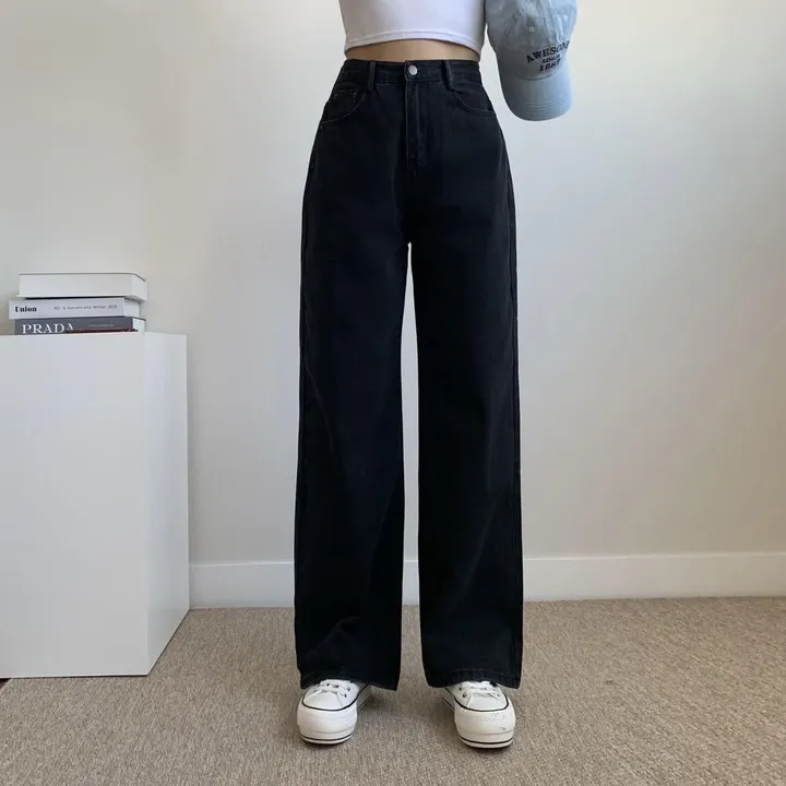 ~2XL [기장선택/인생데님!] 프리미엄 워싱 빈티지 롱 와이드 데님 팬츠 키작녀 키큰녀 기장선택 봄 가을 사계절 상세 이미지 22