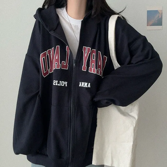 [박시핏!/간절기집업] 가을 메리 박시 후드집업 (4color) 상세 이미지 15