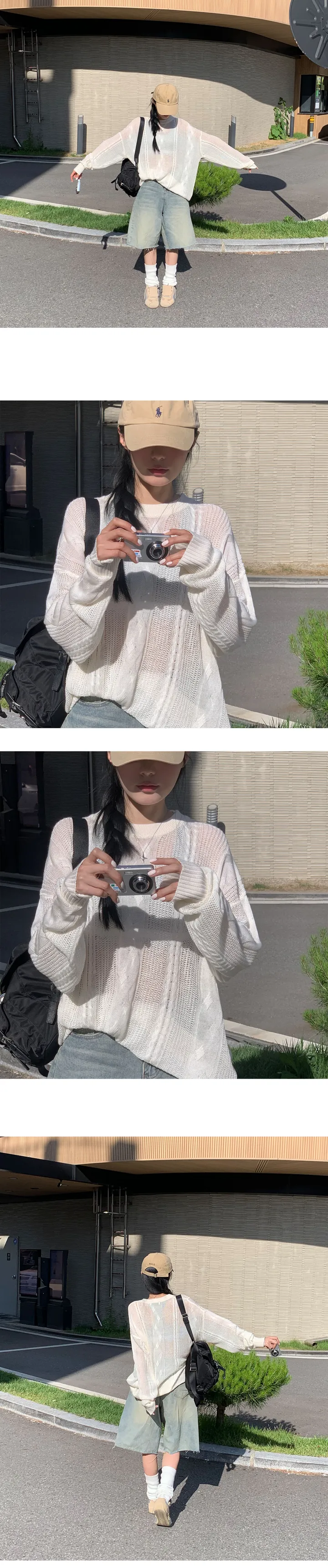 [기획가🖤/XL까지!]  버뮤다 워싱 데님 컷팅 팬츠 - 2color 상세 이미지 12
