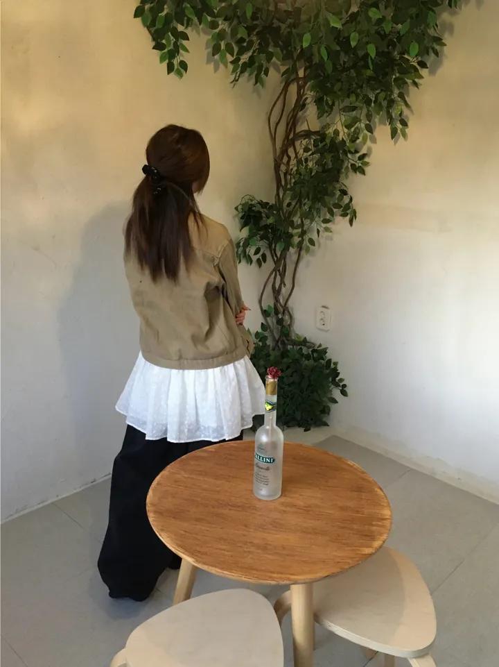 [봄신상💐](2colors/주문폭주🎉/투웨이) 빈티지 블루종 코튼 면 라이더 점퍼 자켓 jk 상세 이미지 48