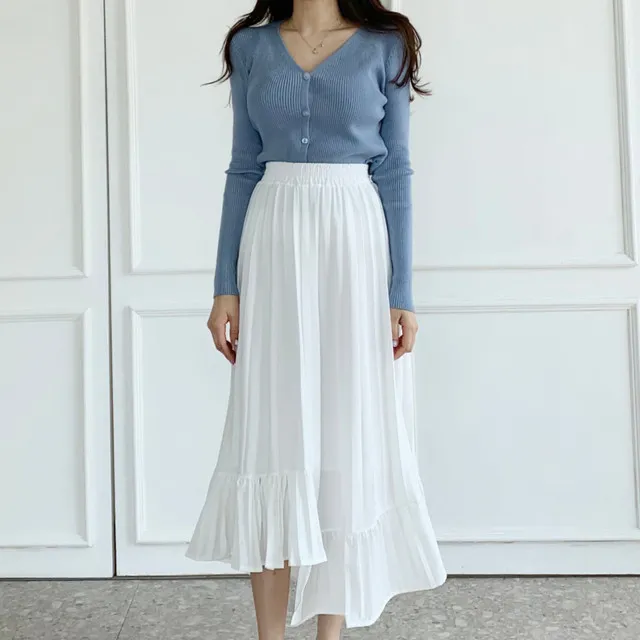 [묶음할인] 소프트 촉감 브이넥 글램핏 골지 가디건 ﻿아이보리 베이지 블랙 연두 소라 핑크 연보라 와인 카키 겨자 에메랄드 개강룩 새내기룩 봄 벚꽃룩 꽃놀이룩 개강여신 상세 이미지 71
