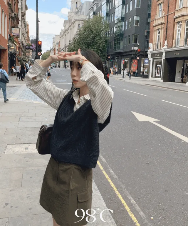 [98project/2천장돌파] 소호 플랩카고 핀턱스커트 - 5 color