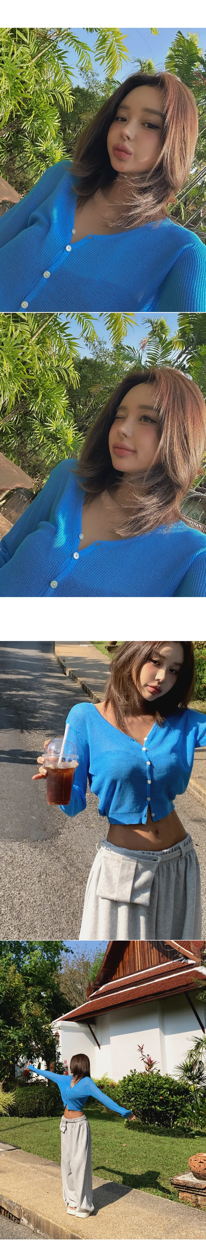 버킨 긴팔 니트 가디건 상세 이미지 6