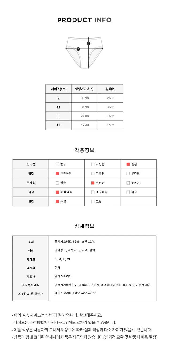 [Y존커버/~XL] 케린 하이웨스트 비키니 팬티 래쉬가드 하의 수영복 - 5color 상세 이미지 6