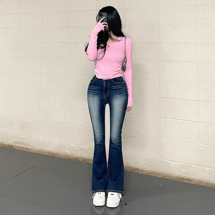 +영상핏[허리쏙MADE/기본or롱] 리얼 마네킹 허리쏙 투버튼 워싱 부츠컷팬츠 부츠컷데님 보정청바지 인생청바지 홀리허리쏙 S,M,L 상세 이미지 45