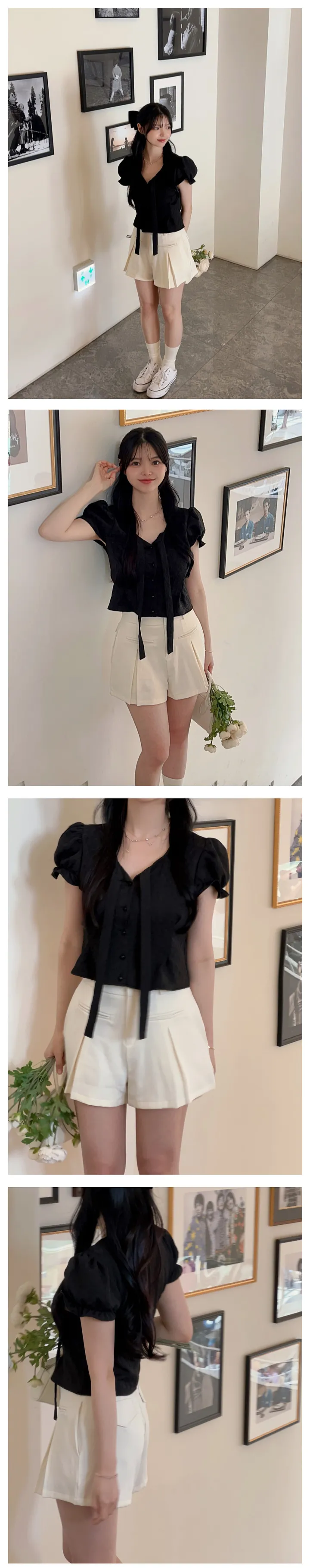 ななか様専用 プリーツショートパンツ