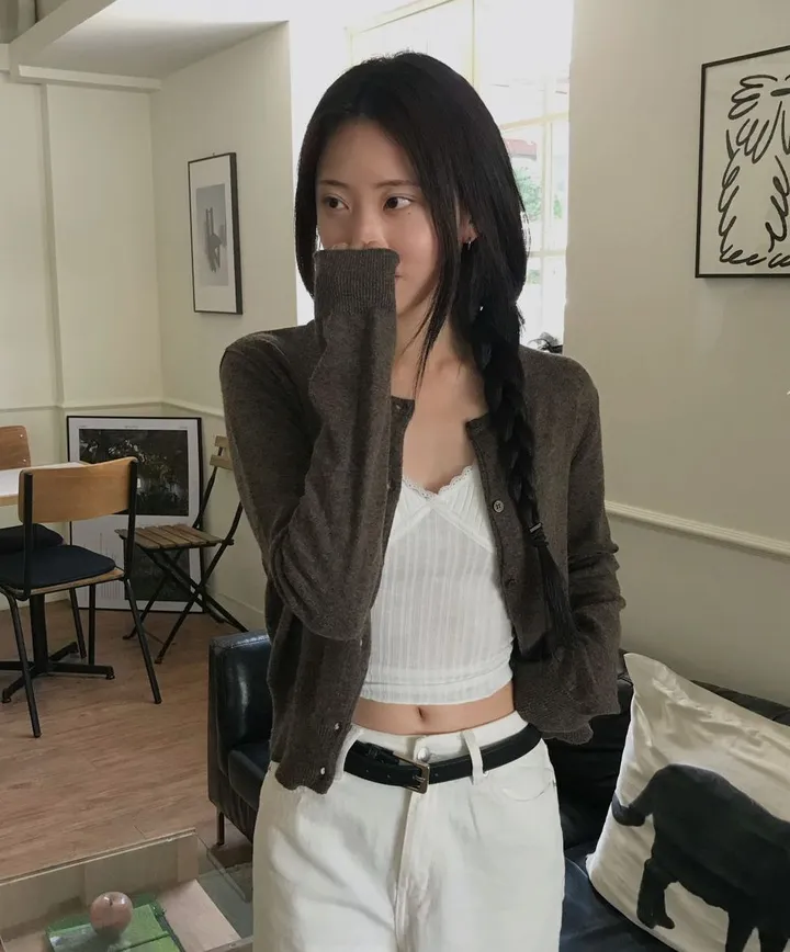 [주문폭주💭/캐시미어 혼방🍂] 라운드넥 가디건 - 10color 상세 이미지 11