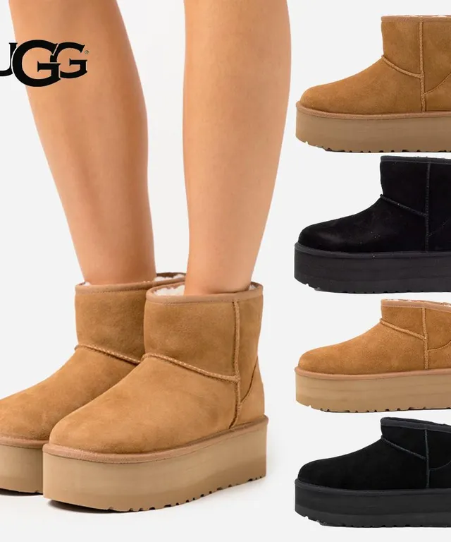 [깜짝 12% 쿠폰] 어그 미국 울트라 클래식 미니 플랫폼 부츠 우먼스 GS 양털 겨울 신발