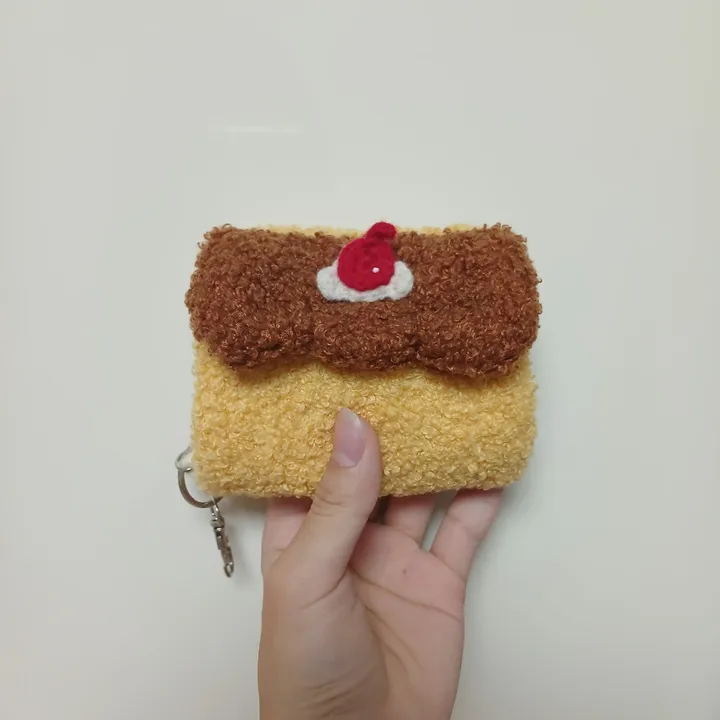 [디저트❤️‍🔥자체제작] - 폭신한 푸딩지갑 - 체리🍒🍒 상세 이미지 1