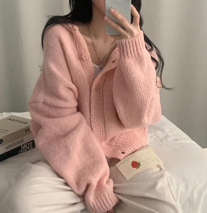 [후기보장*.*/루즈핏🤍] 보호본능, 아방핏 도톰 니트 후드가디건 - 5color 상세 이미지 28