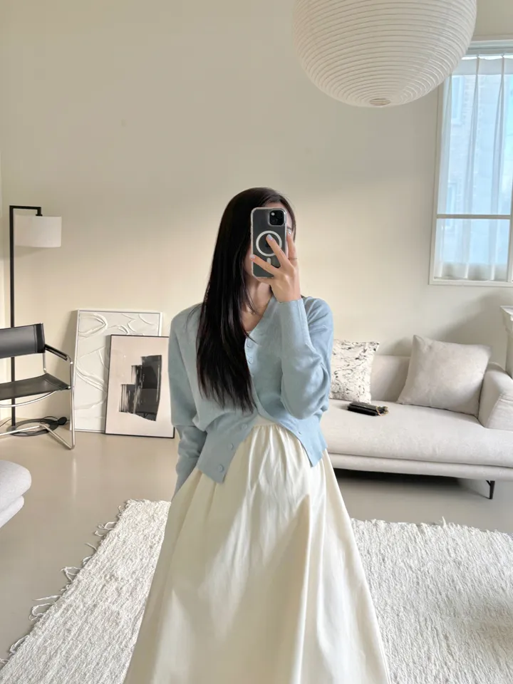 코튼캔디 니트 캐시미어 임산부 가디건 상세 이미지 19