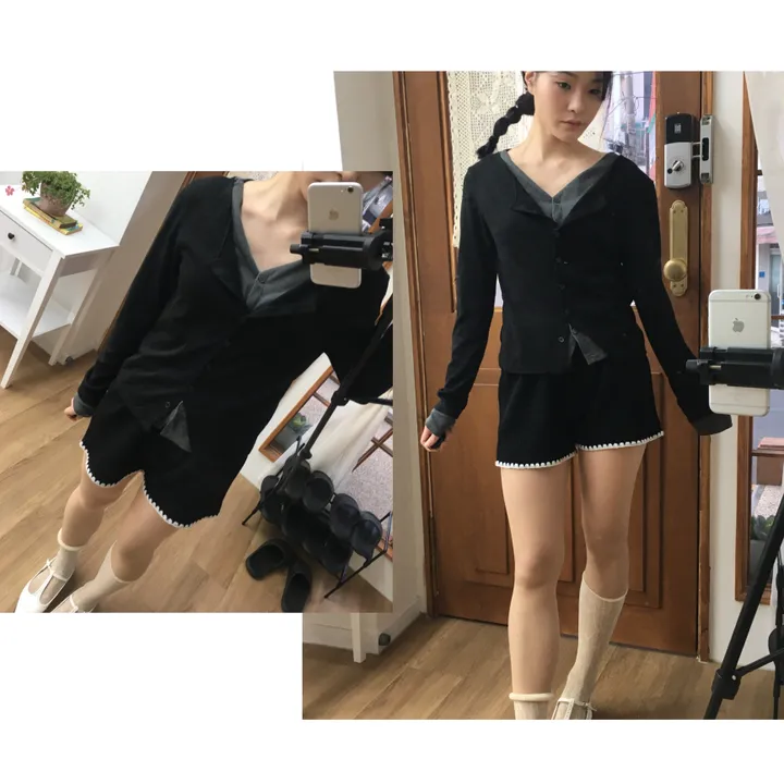 *신상할인*키고 레이어드 가디건 4color 상세 이미지 48