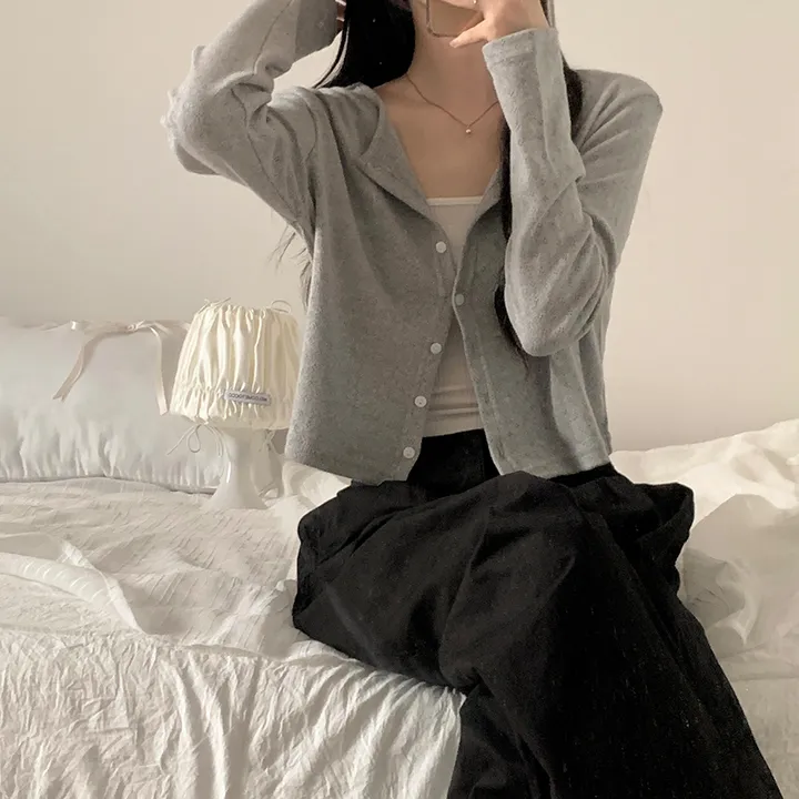 로로 펀칭 가디건 (8color) 상세 이미지 135