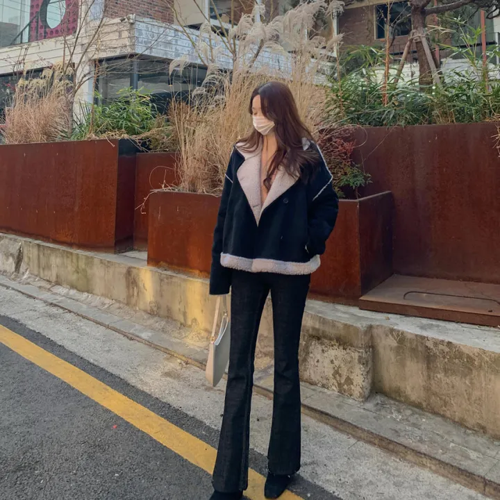 [심쿵핏/털빠짐X] 따뜻 도톰 파스텔 루즈핏 앙고라 모헤어 크롭 브이넥 벌룬 소매 깃털 퍼 니트 가디건 상세 이미지 22