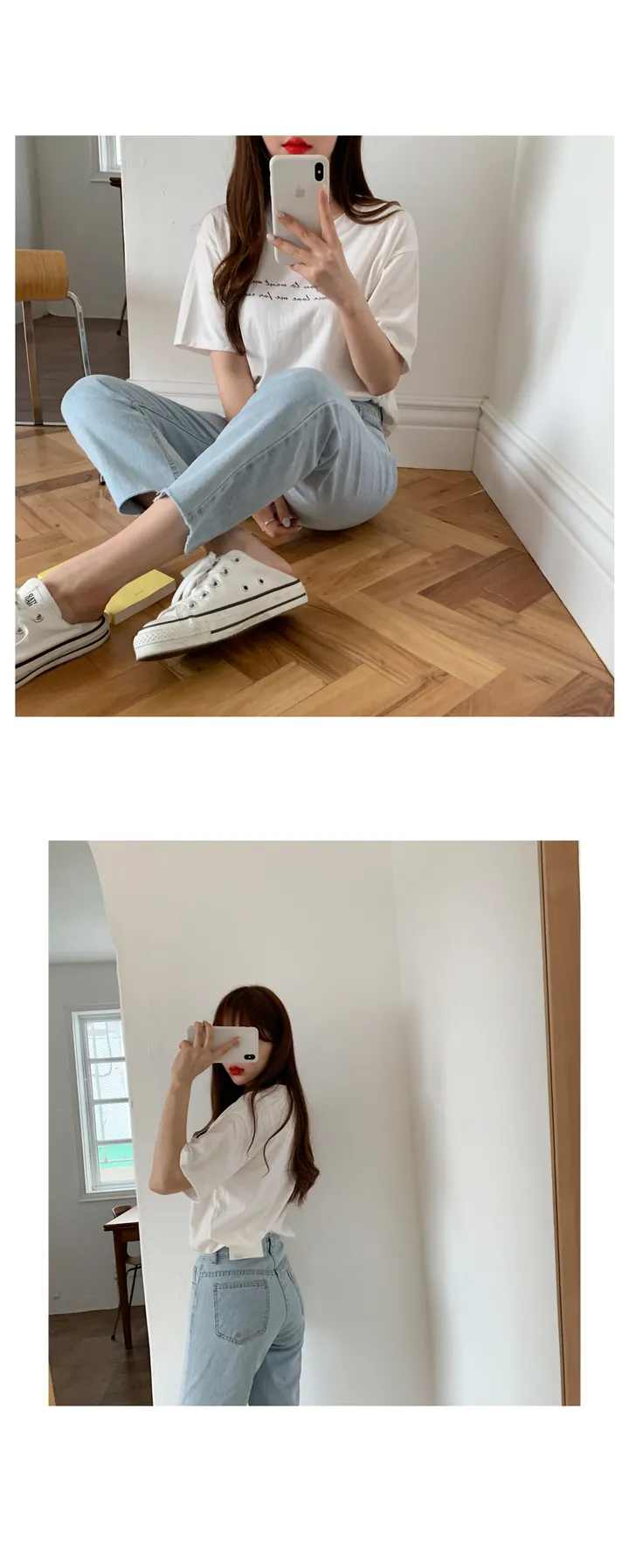 '당일발송'[landmade]인생핏키작녀썸머데님일자팬츠 (2color)'S-XL사이즈' 상세 이미지 17