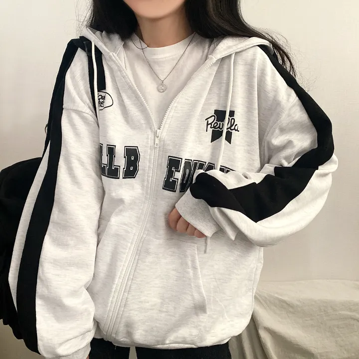 봄new*[데일리/스트릿] 윌비 져지 오버핏 후드집업 3color 상세 이미지 12