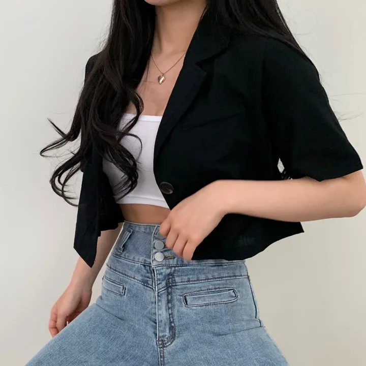 [베스트재진행] 린넨 크롭 반팔JK 상세 이미지 46