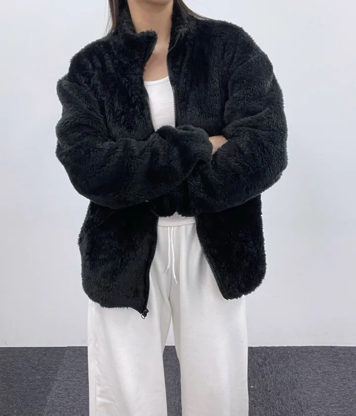 *부들양털후리스 3 SIZE * 후리스 가을 겨울 양털 오버핏 플리스 뽀글이 극세사 홈웨어 아우터 커플템 상세 이미지 50