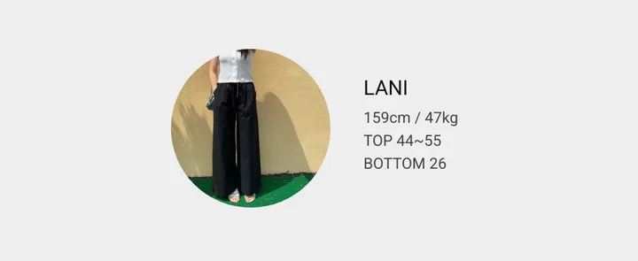 화이트 흰색 핀턱 밴딩 와이드 팬츠 상세 이미지 38