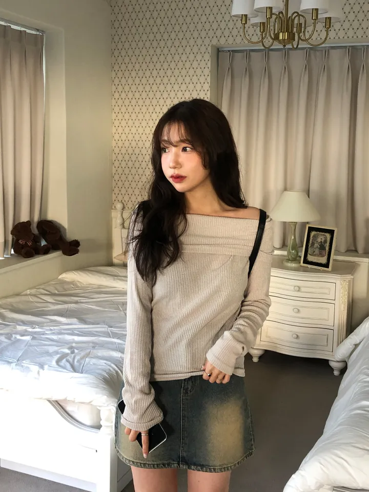 원스 워싱 데님 미니 스커트 상세 이미지 40