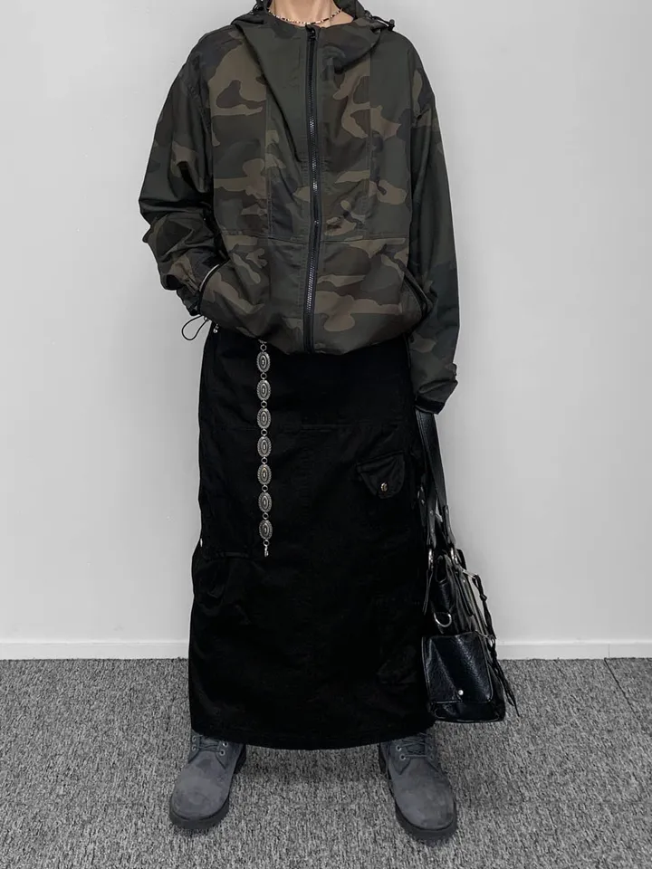 [🖤unisex] 카모 윈드 브레이커 상세 이미지 38