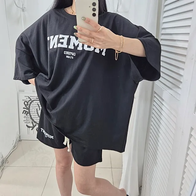 [4COLOR/~3XL] 오버핏 모먼트 트레이닝세트 상세 이미지 37