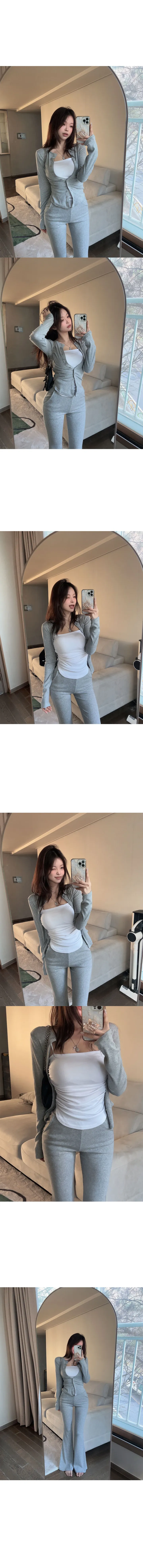 [MADE:자체제작]역대급 가디건 부츠컷팬츠 세트[별도구매] 상세 이미지 3