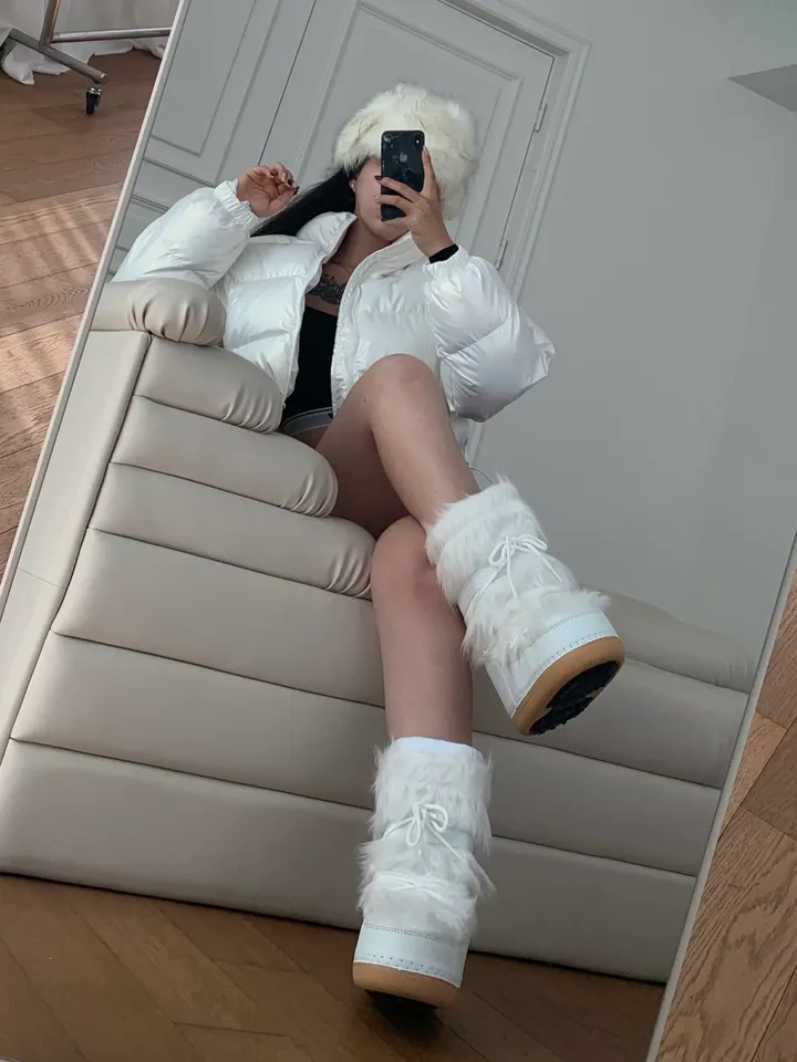 💗🤍전컬러당일발송🤍💗 크롭패딩 겨울신상 글로시패딩 유광패딩 숏패딩 스트링패딩 투웨이패딩 발레코어룩 y2k 크롭 숏 패딩 점퍼 상세 이미지 6
