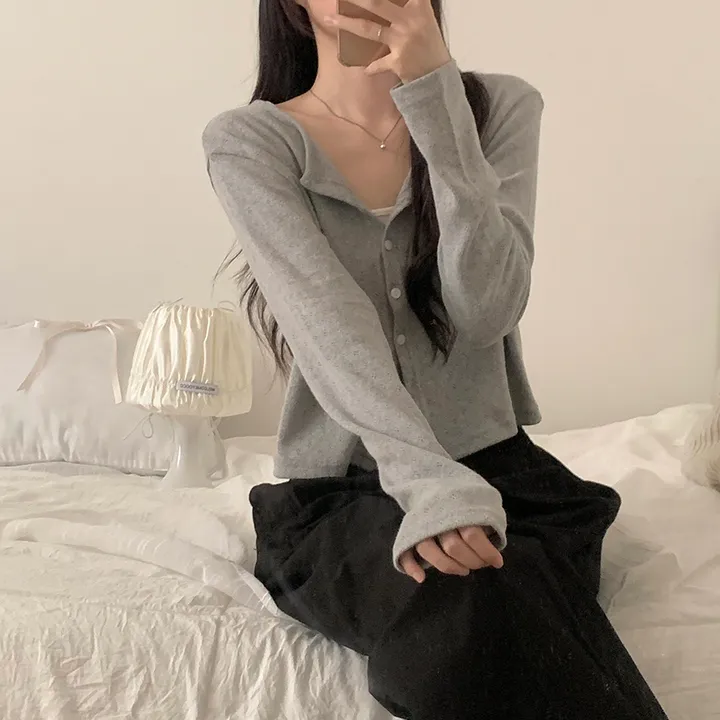 로로 펀칭 가디건 (8color) 상세 이미지 133