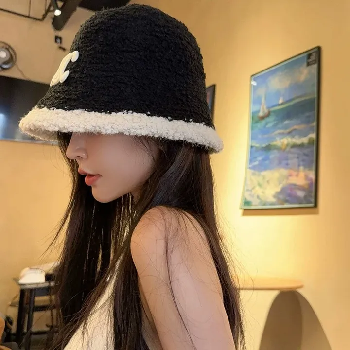 [이 가격 실화?!/당일출고] 여성 셀 샤 뽀글이 버킷햇   / 여성모자 비니 볼캡 벙거지 뽀글이모자 여자모자 겨울모자 상세 이미지 1