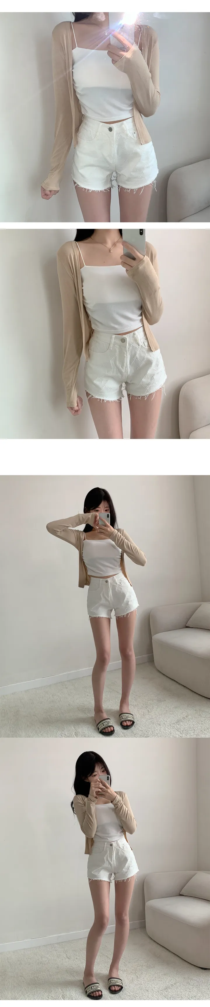 [활용도🩷/여리핏] 실키 미디 휘뚤마뚤 가디건 상세 이미지 8