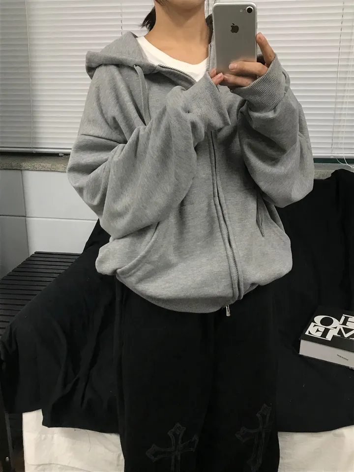 (1+1/교복템)당일출고🚛Avocado basic over two way zip- up - 7color 상세 이미지 26