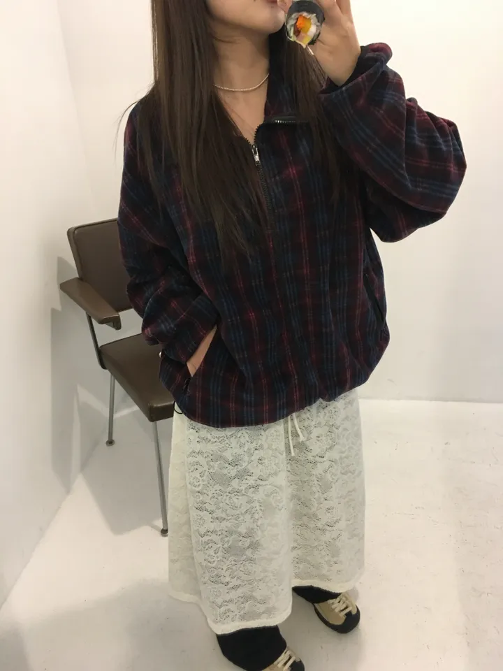 (2 color) 도쿄 체크 후리스집업 상세 이미지 29