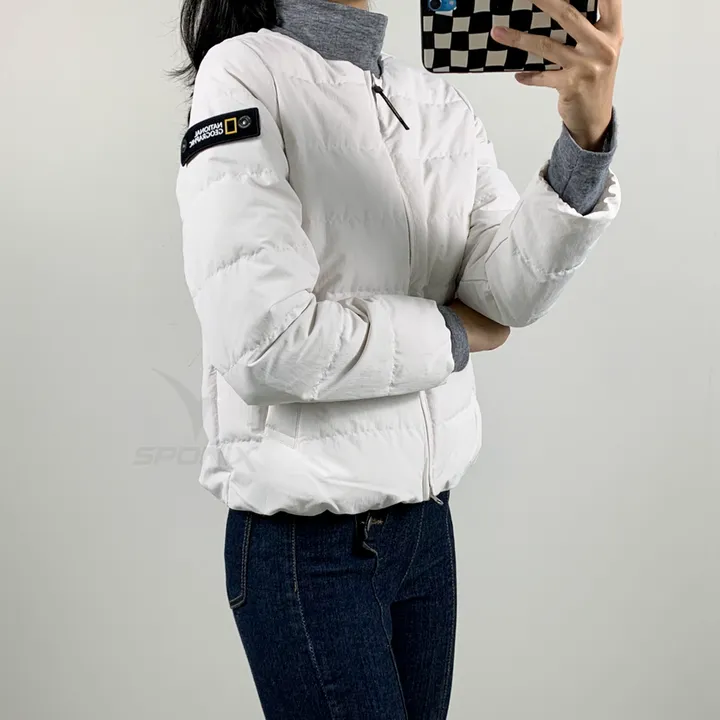 💗2024 신상 할인💗 내셔널지오그래픽 경량 패딩 헤론 여성 겨울 구스 다운 점퍼 사무실 실내 자켓 상세 이미지 12