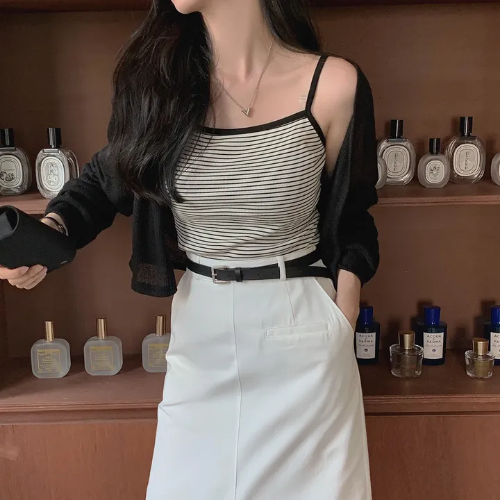 [햇빛차단☀️/블랙 당일출고!] 자체제작 #크치Made 순애 린넨 세미 크롭 볼레로 여름가디건 - cd (장마룩,워터밤,흠뻑쇼 필수템) 상세 이미지 57