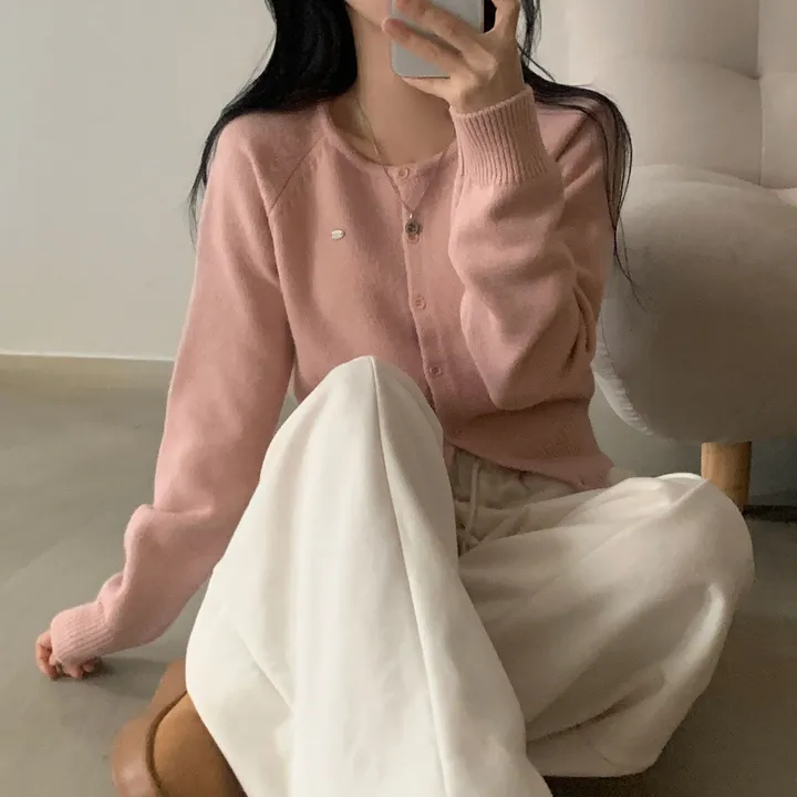 [후기보장🤍/Wool] 에버닌 펜던트 니트 가디건 - 7color 상세 이미지 9
