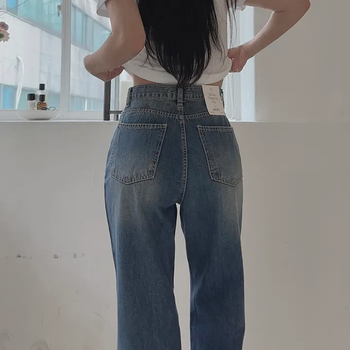 [당일출고] #누적10만장 썸머ver [MADE] 블림진 오버핏 딥 브러쉬 롱 와이드 데님 팬츠 (기장선택) 상세 이미지 135