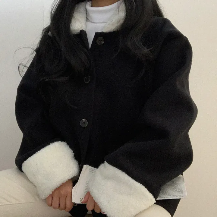 [가격실화?!] 겨울 몽글몽글한 모직 자켓 상세 이미지 10