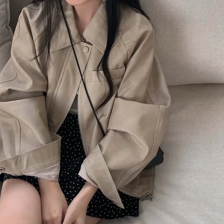 [고퀄리티] 자체제작 #크치Made 매트 이프온리 스프링 나그랑 레더 자켓 - jk 상세 이미지 14