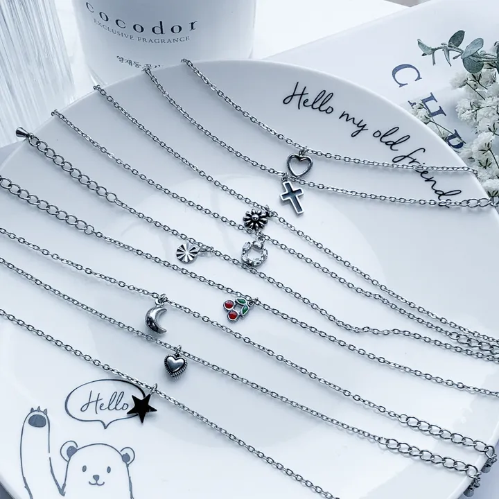 [💕당일출고💕실물보장] 60종 심플 써지컬 팔찌 데일리 팔찌 우정템 나비 하트 코인 레이어드 상세 이미지 32