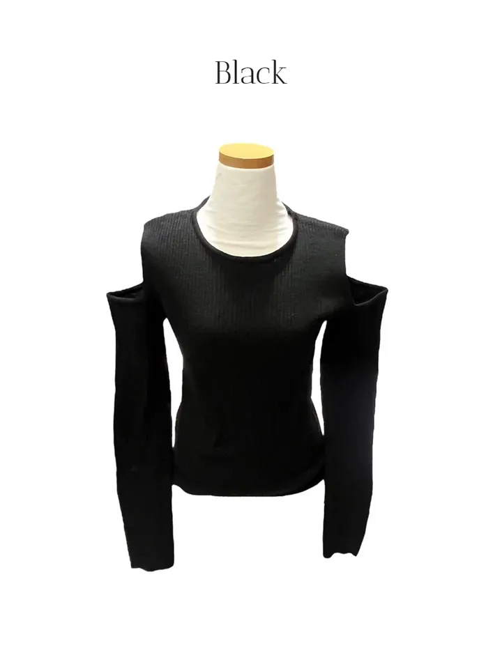 [ cashmere3% ] 골지 트임 긴팔티 (4color) 상세 이미지 18