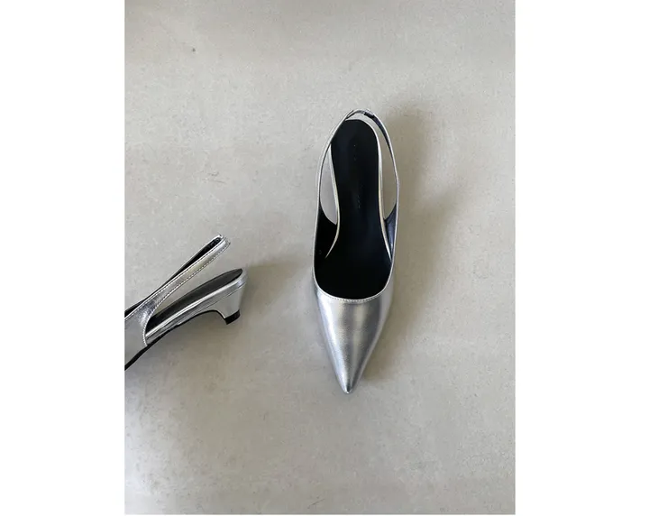 (MD소장추천)스틸레토 슬링백 로우 힐(3cm)(4colors) 상세 이미지 32